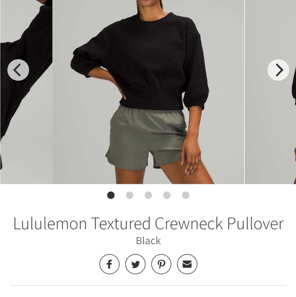 lululemon athletica Sweaters - Lululemon Textured Crewneck Pullover sz 8 NWOT